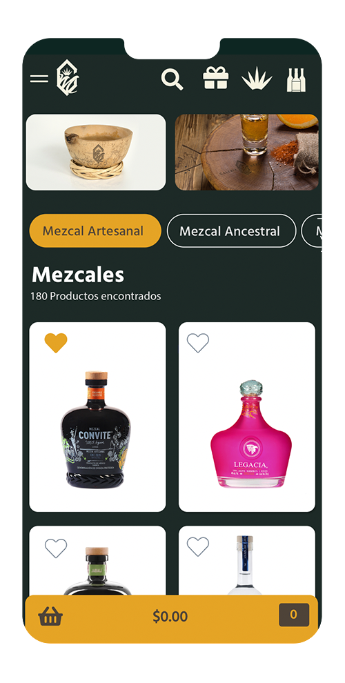 Catalogo de mezcales mexicanos en tu celular